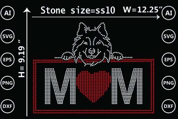 A Designer's Review of the Cat Mom Rhinestone Design