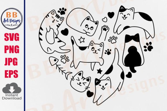 A Real Designer’s Review of the Cat Heart Doodle Design