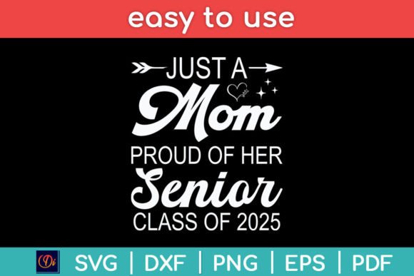 A Senior Mom Design for Personalized Embroidery