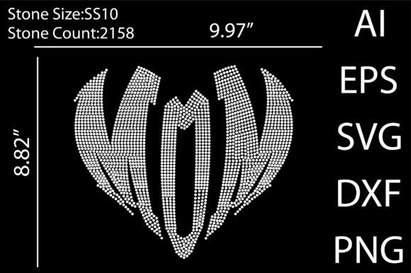 Evaluating the Mom Heart Rhinestone Template for Real Projects