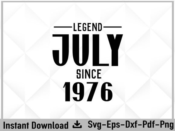 Legend Since July 976 Birthday Svg: Real Embroidery Review