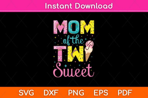 Mom of the Two Sweet Birthday Girl Ice Cream Embroidery Review