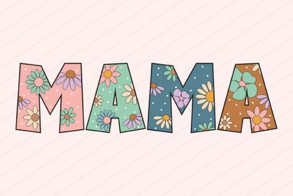 Mothers Day Mama Mom PNG Review for Embroidery