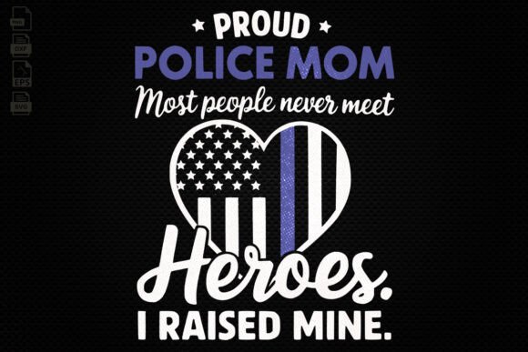 Proud Police Mom: A Heartfelt Embroidery Design for Gifts